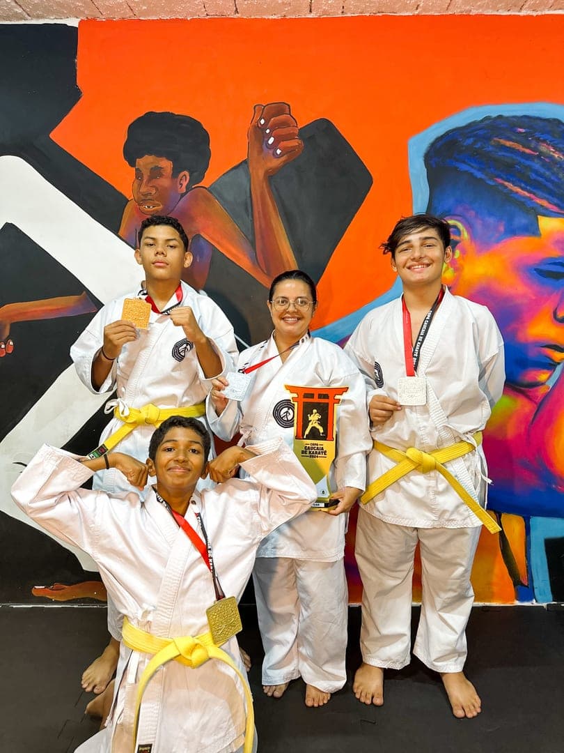 Atletas do Bem — treino no Beco Céu